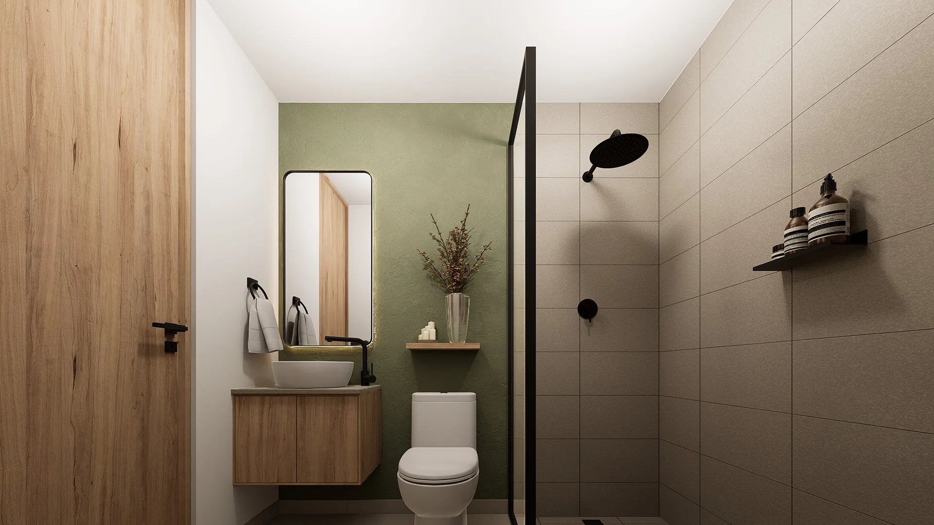 Baño secundario