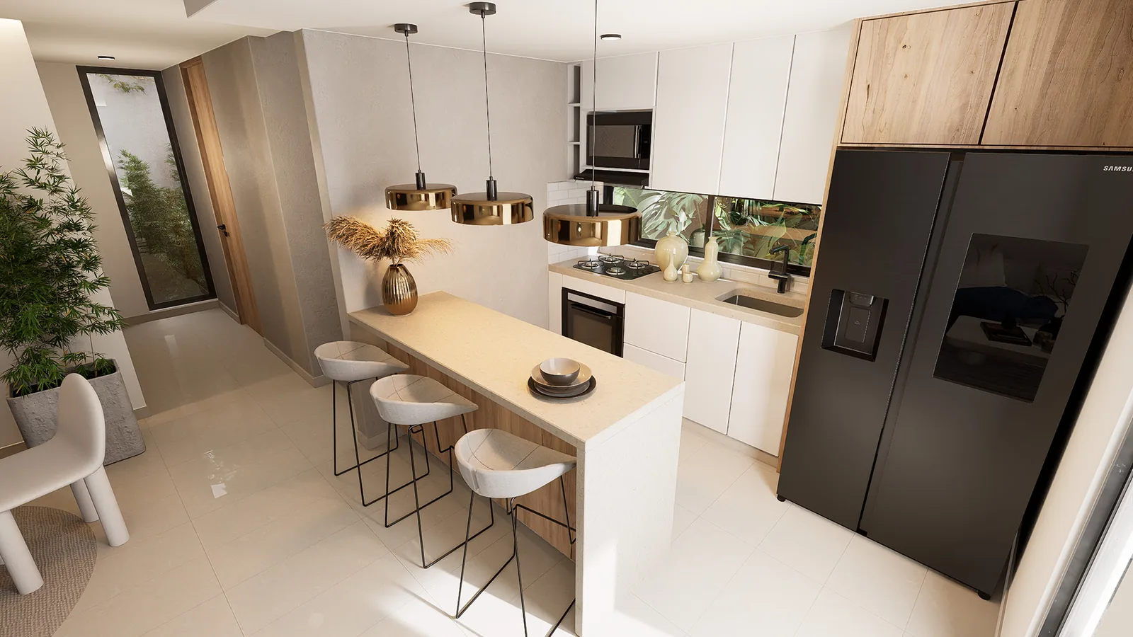 Concepto Aqua — cocina