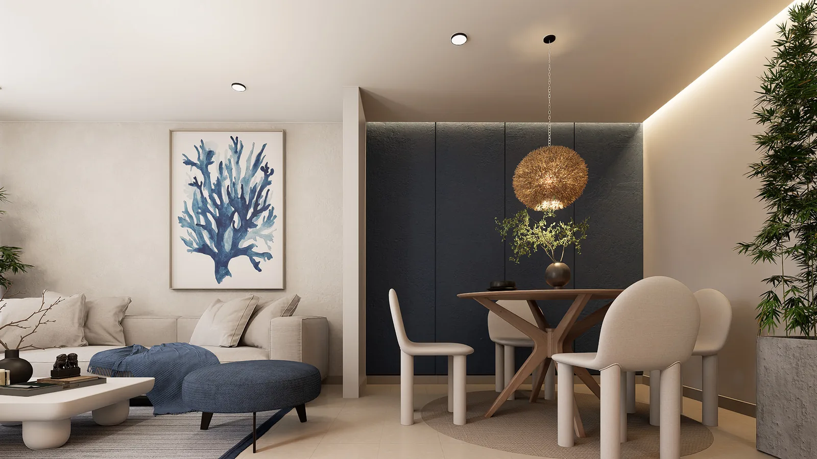 Concepto Aqua — comedor