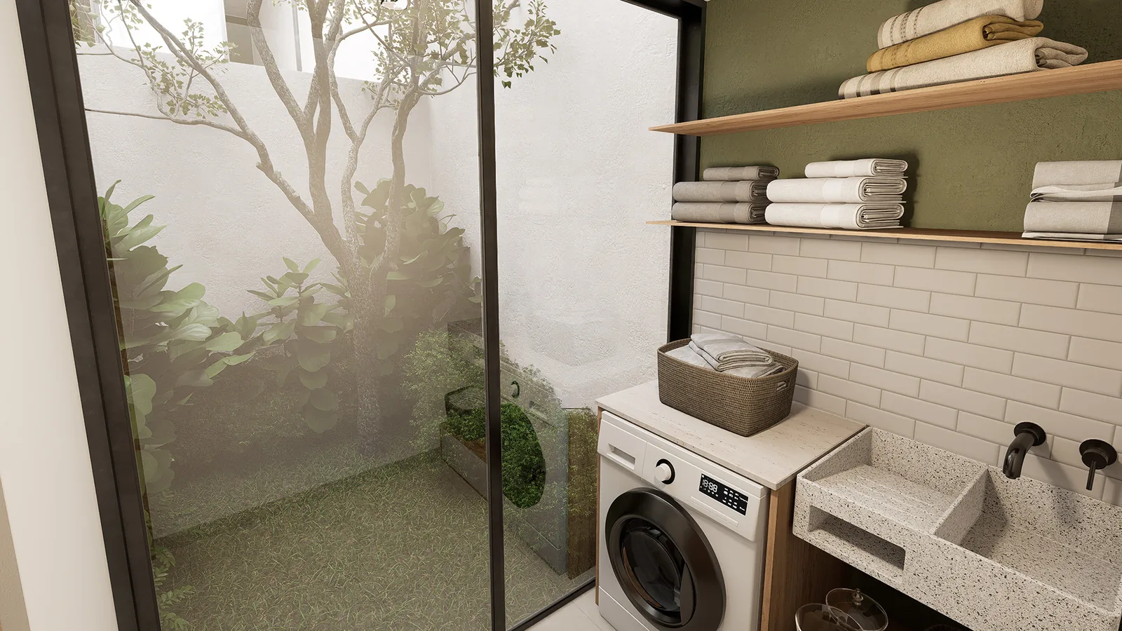 Concepto Natura — patio interior