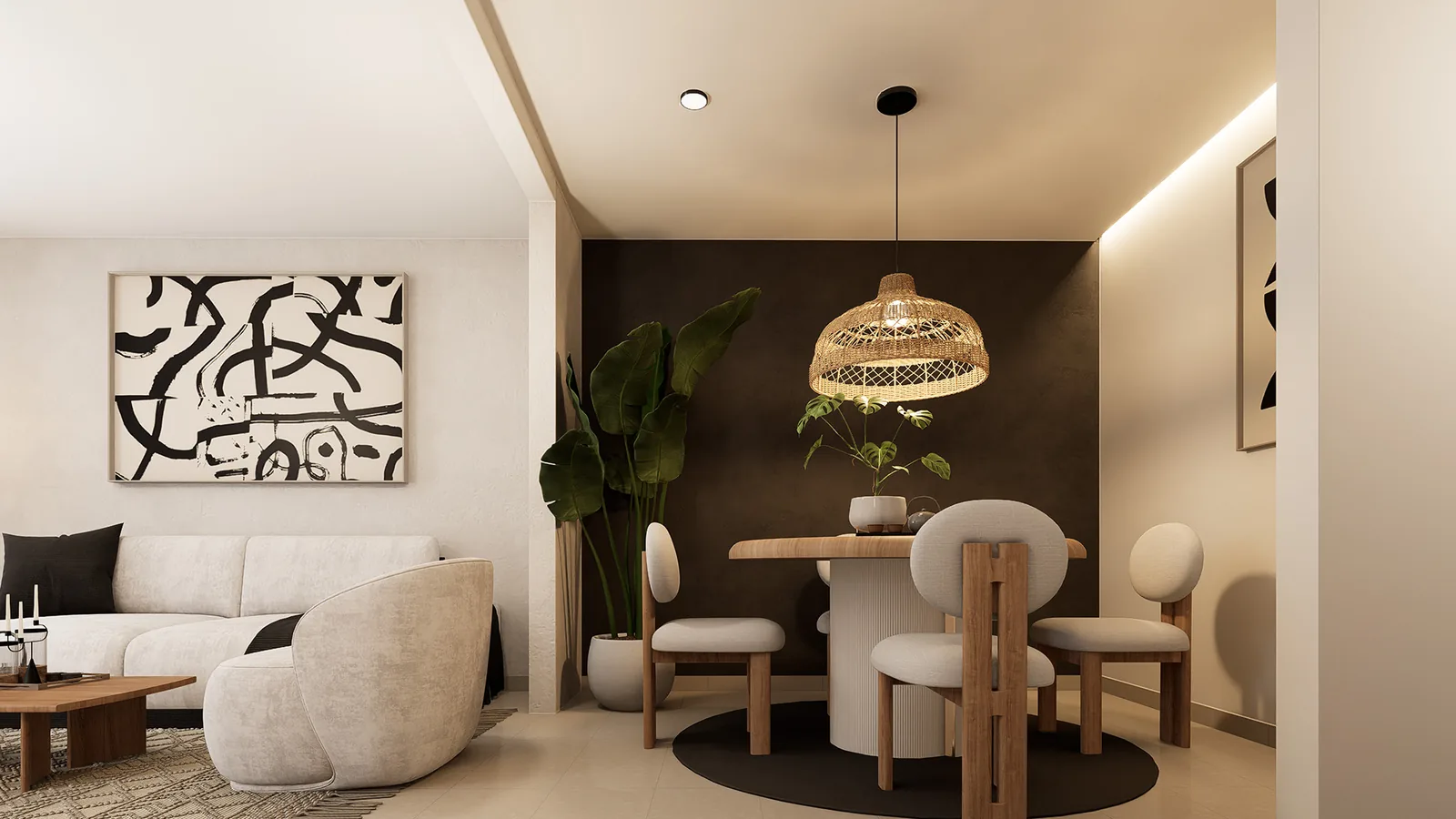 Concepto Zen — comedor