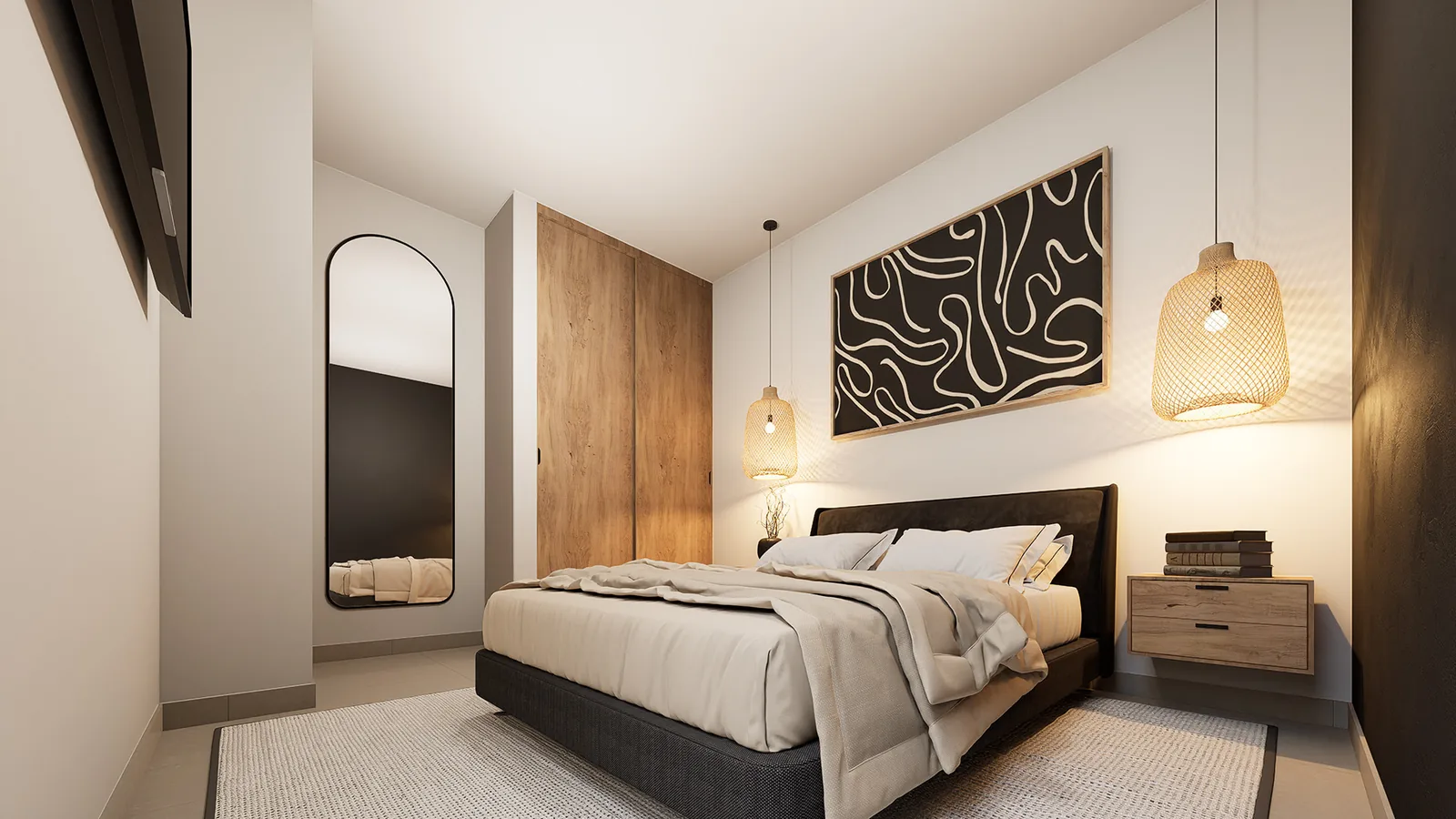Concepto Zen — habitación secundaria