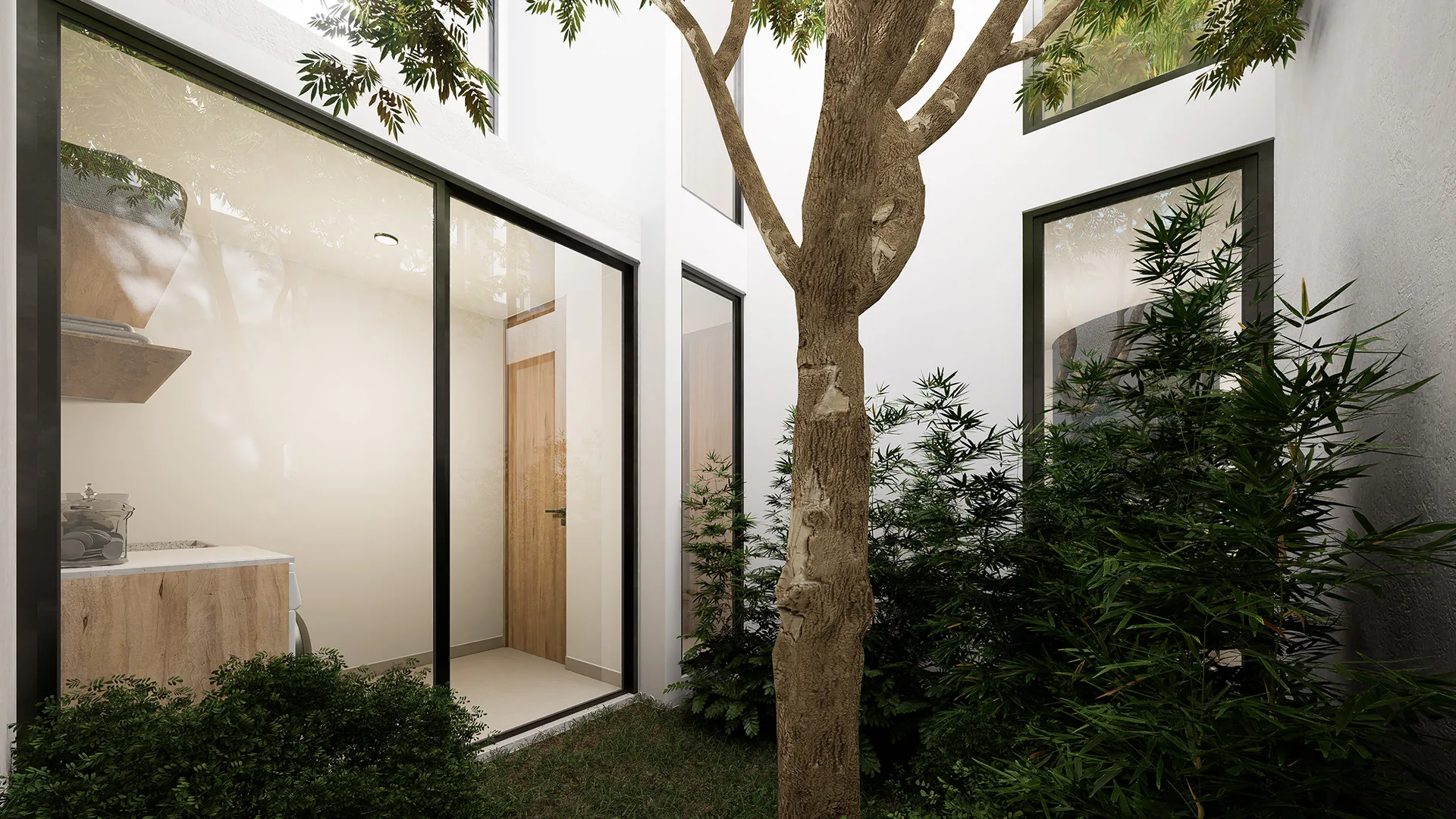 Patio interior
